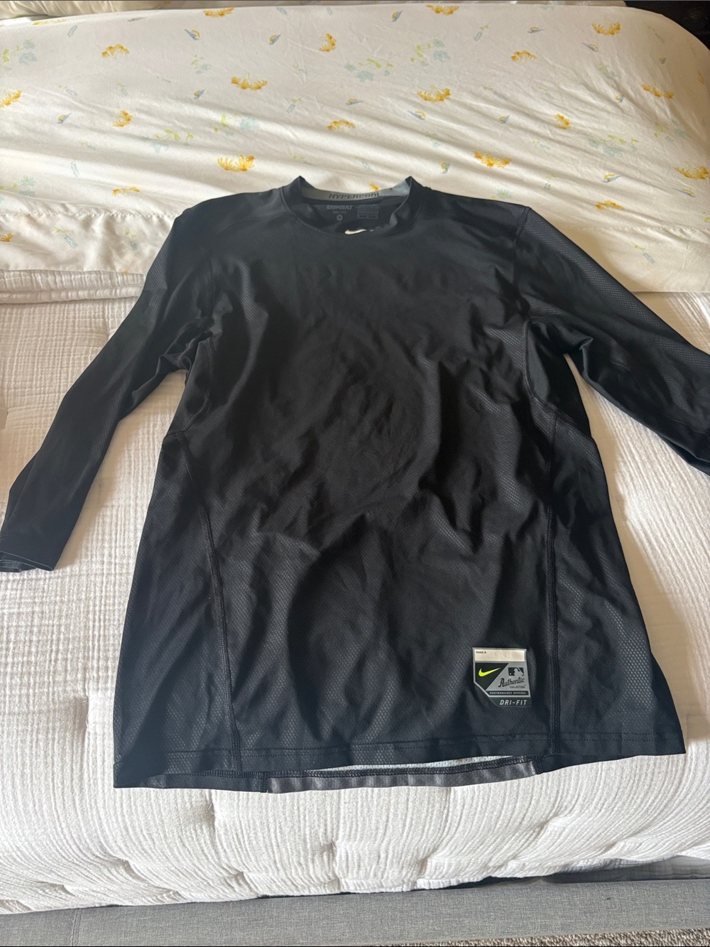 Nike Black Long Sleeve Dri-FIT Athletic Tee
